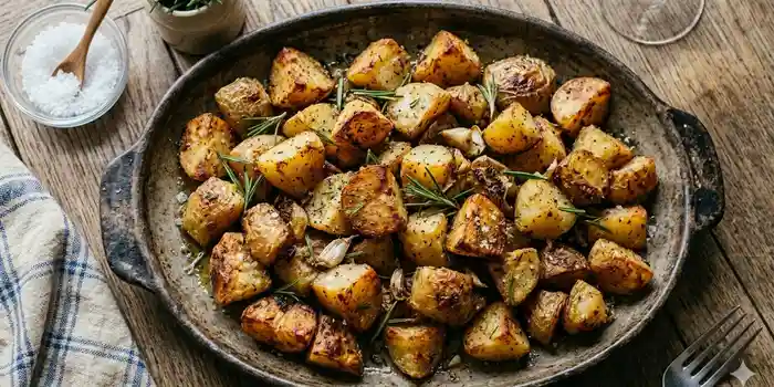 Foto da receita de Batata Assada Crocante no Forno: Receita Fácil e Deliciosa