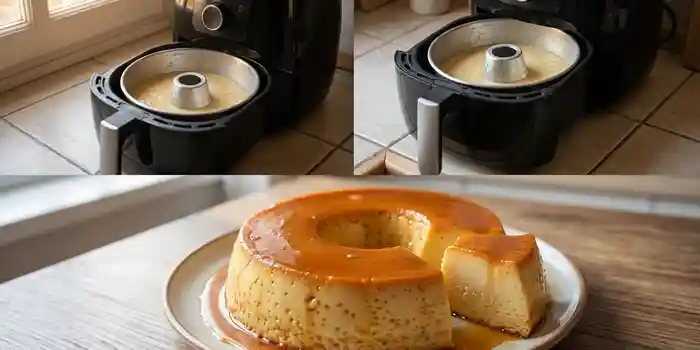 Foto da receita de Pudim na Airfryer: A Receita Mais Rápida, Cremosa e Perfeita Para o Seu Domingo 🍮