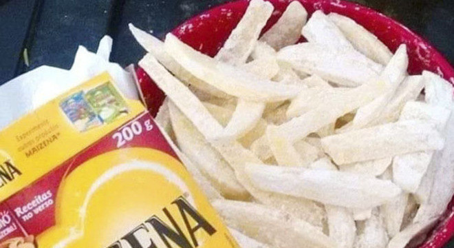Receita de Batata Frita com Maizena Receita de Batata Frita com Maizena