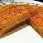 Omelete   de  Miolo de Pão :  A massa    é incrível